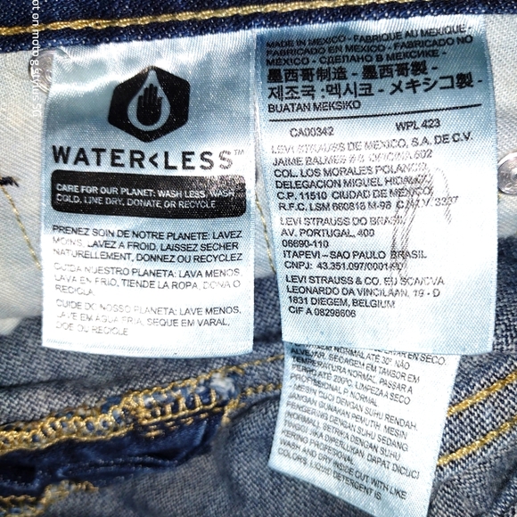 Levi Strauss Men's WaterLess BlueJeans - Picture 8 of 11
